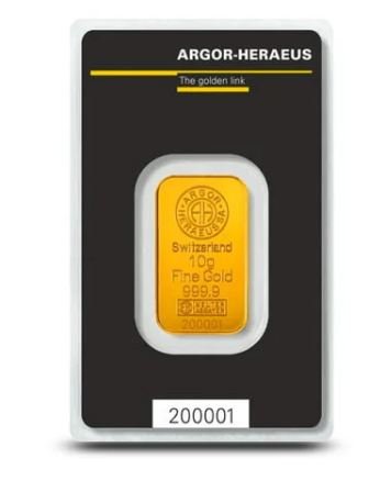 Lingot Or 10g Suisse