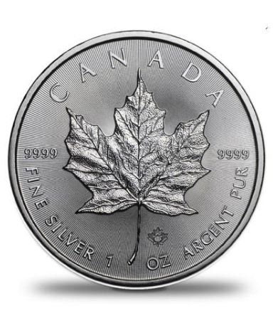 piece-argent-maple-leaf-1-once-oz Maple Leaf Argent 1 oz – Image 1