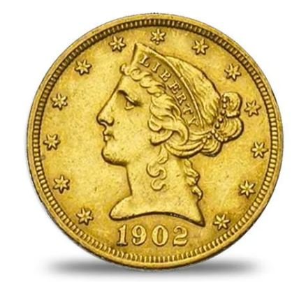 piece-or-5-dollars-us 5 Dollars US Or – Image 1